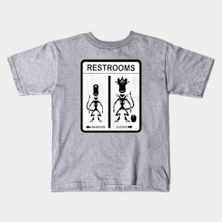 Alien Restroom Kids T-Shirt